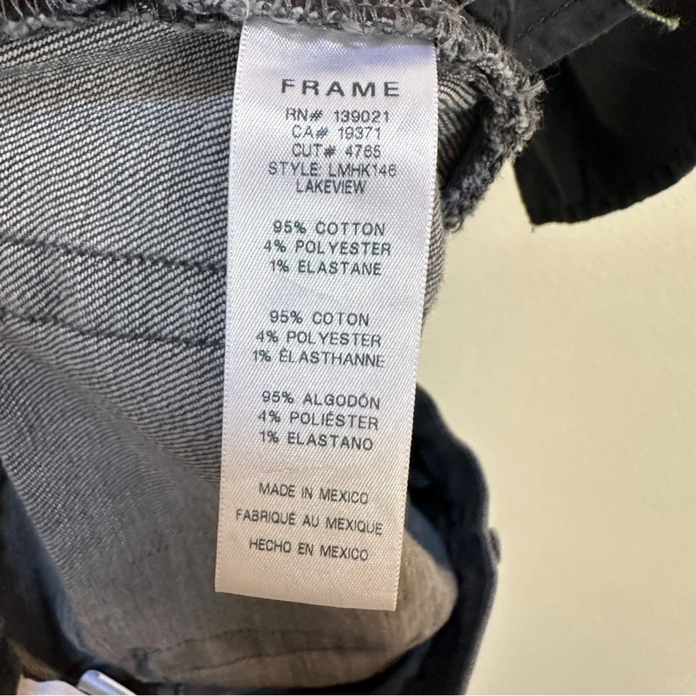 FRAME L'Homme Skinny Jeans in Lakeview Gray‎ Men’s Sz 29
